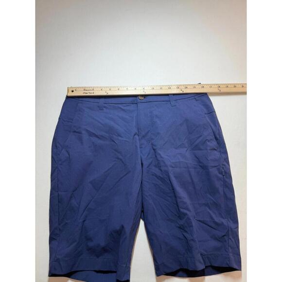 Lululemon Commission Shorts 32 Golf Chino Nylon Stretch Blue Casual - Picture 5 of 6